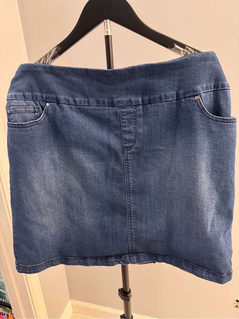 Classic Blue Denim Skort Women